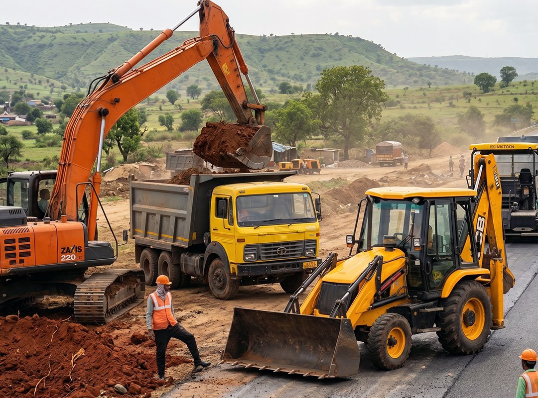 Read more about the article How Modern Highway Construction Equipment in India Is Transforming Productivity and Infrastructure Growth