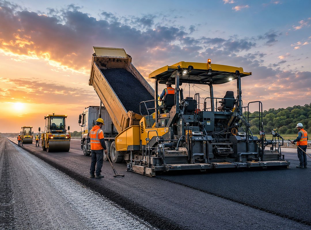 Read more about the article Types of Road Pavers: Choosing the Right Paver for Different Highway Applications
