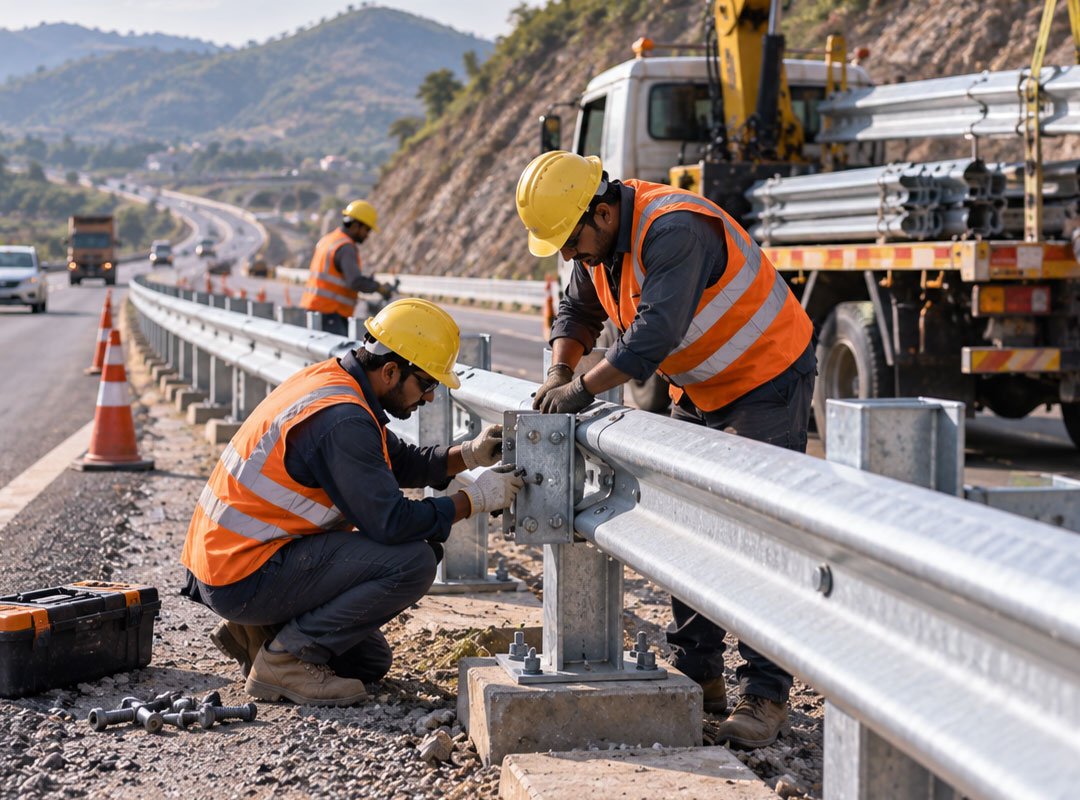 Read more about the article How Highway Safety Barriers Are Designed to Protect Vehicles